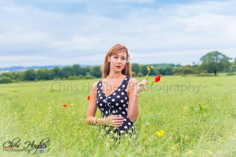 Summer Meadow Durham - Model: Ellen Robley