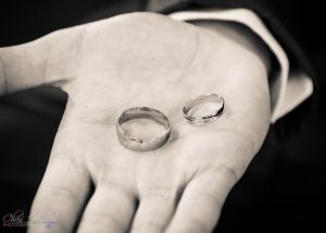 The Rings, Wedding Photography at St. John's Church, Shildon, Bishop Auckland