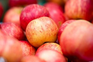 Red Apples at Bishop Auckland Market - World Photo Day
