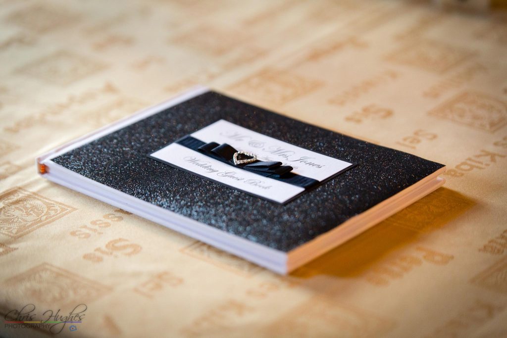 Guest Book, Photography the wedding of John & Gill at The Majestic, Darlington