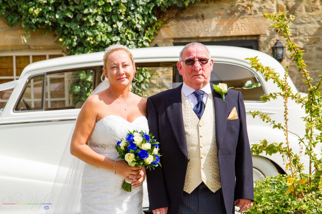 The Bride and her Father, Manor House, County Durham