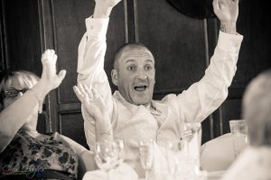 Best Man during the No 1 Singing Waiters, Manor House, County Durham