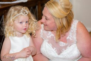 Bride with her father, Paul & Faye Wedding Barnard Castle Registry Office