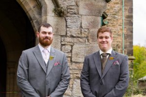 Groom & Best Man, Wedding Photography Bishop Auckland, Durham
