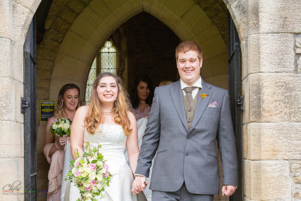 Bride & Groom Newly Married, Wedding Photography Bishop Auckland, Durham