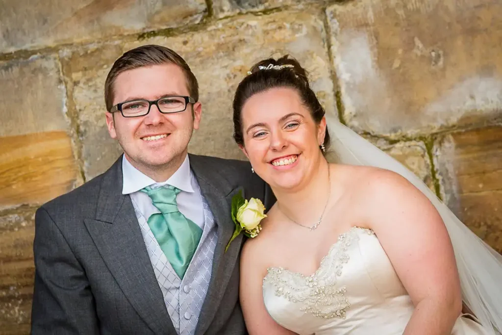 Bride & Groom Lumley Castle Wedding Durham Photographer