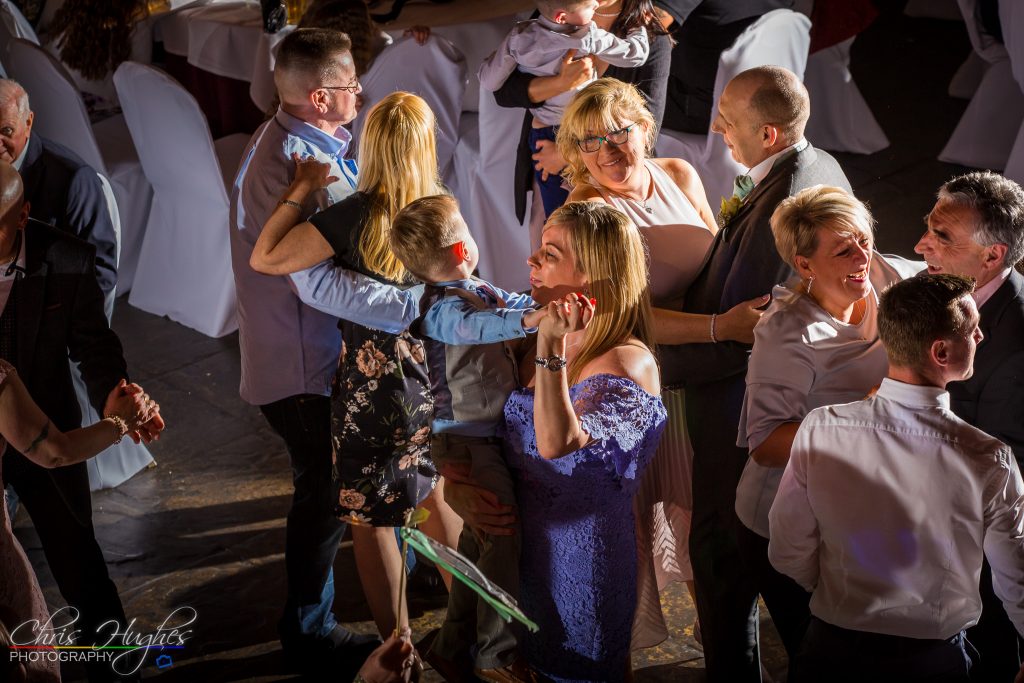 Jason&Steph Guests Dancing- Lumley Castle Wedding Photography, Durham