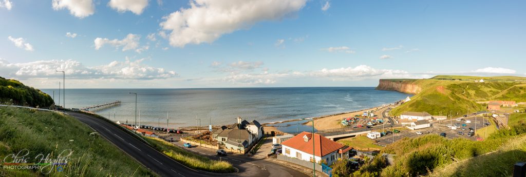 A view over Saltburn-by-the-Sea bay